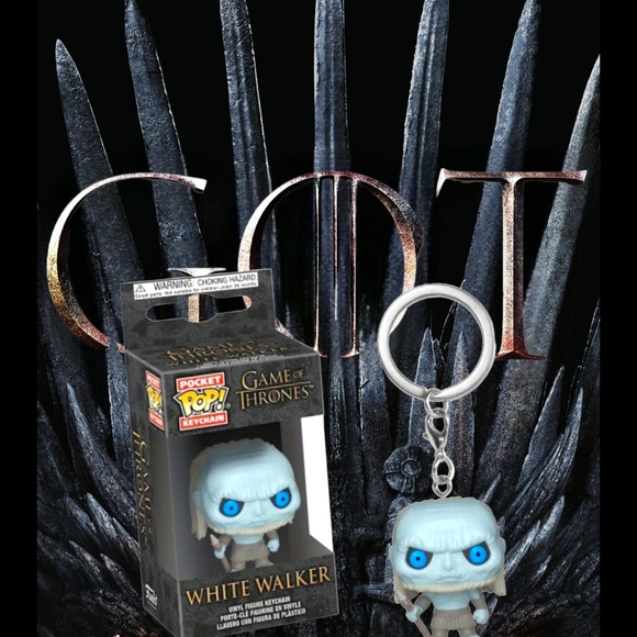 NWT!! FUNKO POP!! Popular Keychain The White Walker From the Game Of Thrones!! - Picture 5 of 11